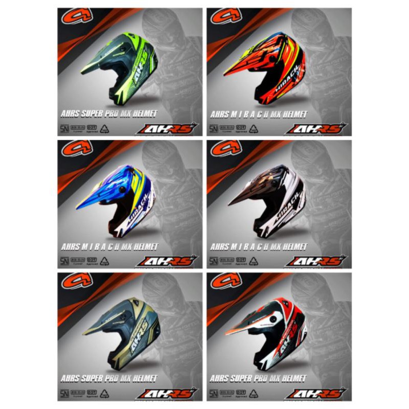helm cross ahrs helmet motocross