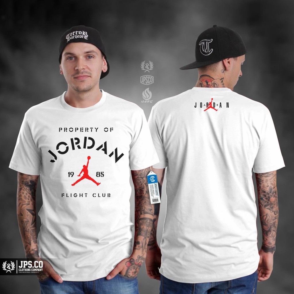 KAOS JORDAN BAJU AIR JORDAN PROPERTY OF FLIGHT CLUB