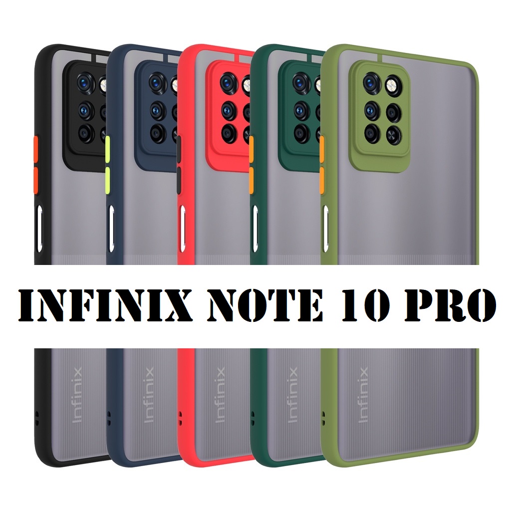 Aero Case Camera Infinix Note 10 Pro NFC Note 10 Pro Note 8 SoftCase Bumper Fuze Dove Cover