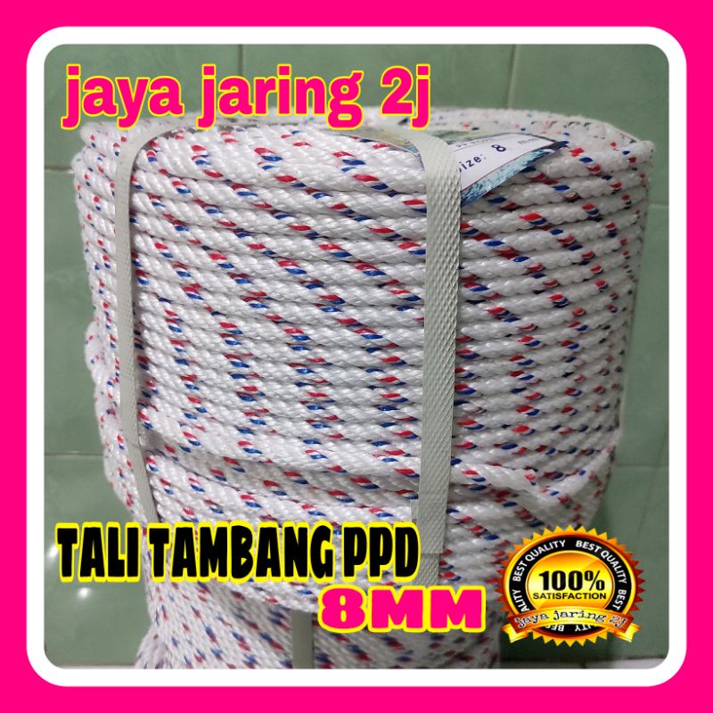 

TALI TAMBANG PPD 8MM 220 MERK WAHOO/TALI TAMBANG ECERAN DAN GROSIR/TALI TAMBANG MURAH/TALI TAMBANG NYLON.