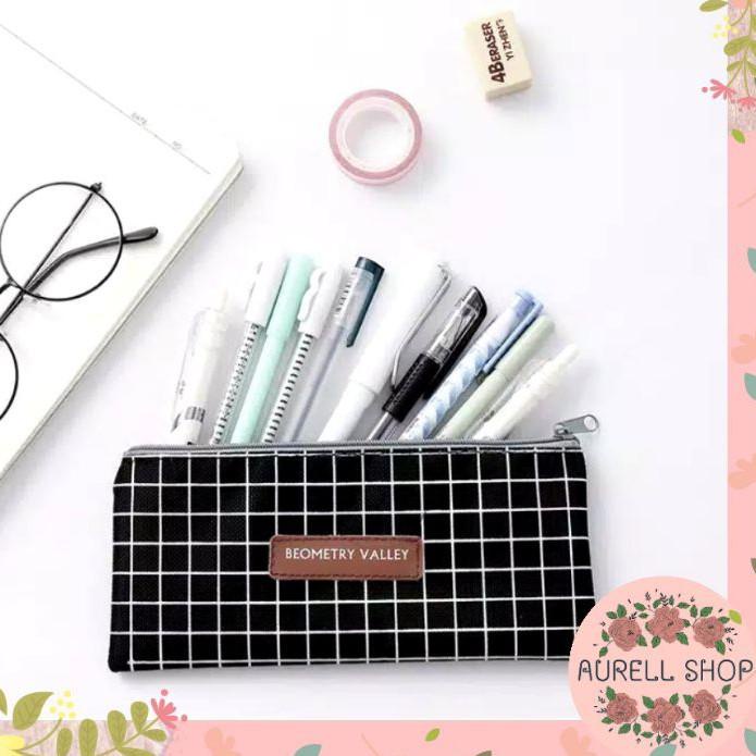 

【HARGA MENGEJUTKAN】 Tempat Pensil Geometry Valley Pencil Case Impor / Tempat Kosmetik / Tepak Pensil |Promo!!!|launching|New!