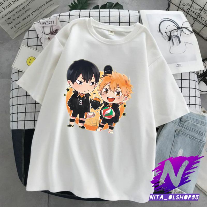 kaos haikyuu baju anak anime haikyuu