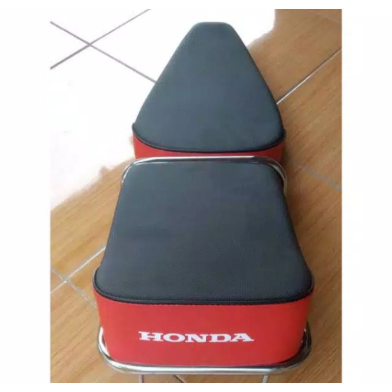 jok-sadel-jhok jok pisah 1 set depan belakang honda c70 c50 grand jok pispot c50 - jok C70