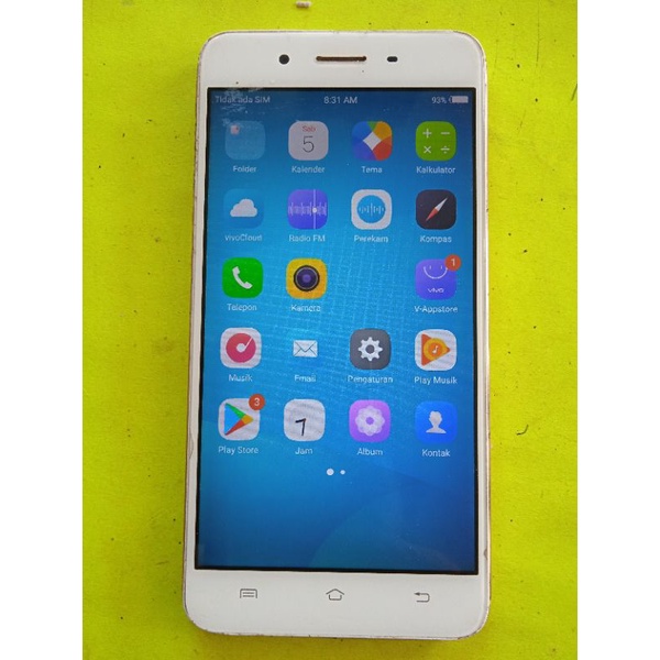 Hp seken murah Vivo 1610 original ram 2/16 normal
