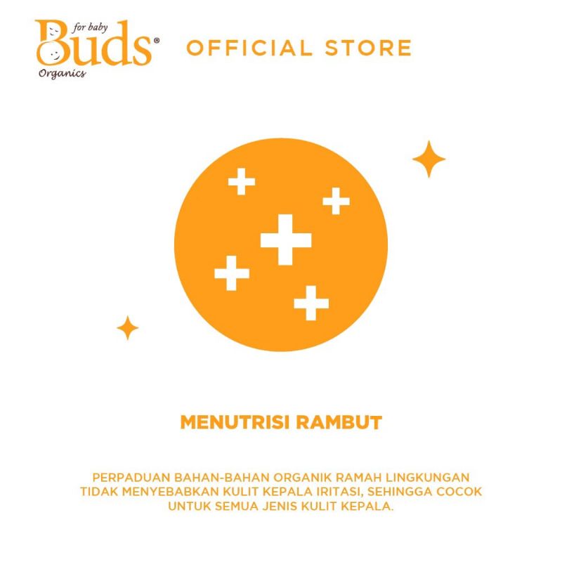 Buds Organics Shampoo For Kids - Shampoo Mandi Perawatan Kulit Anak