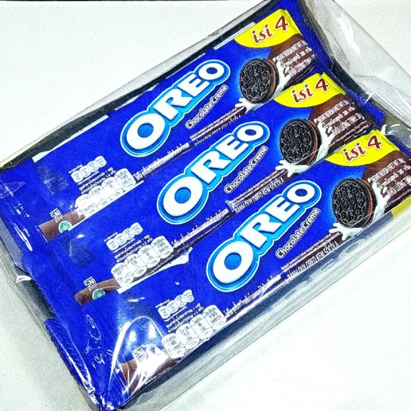 

Oreo Original Rasa Coklat 12 x 3 keping Kemasan Baru