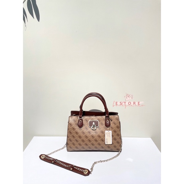 Ring Handle Signature Crossbody Bag