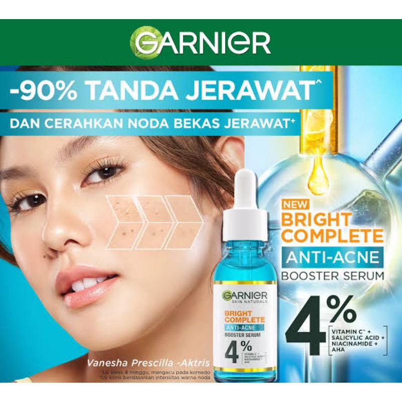 Garnier Bright Anti Acne Booster Serum 30ml