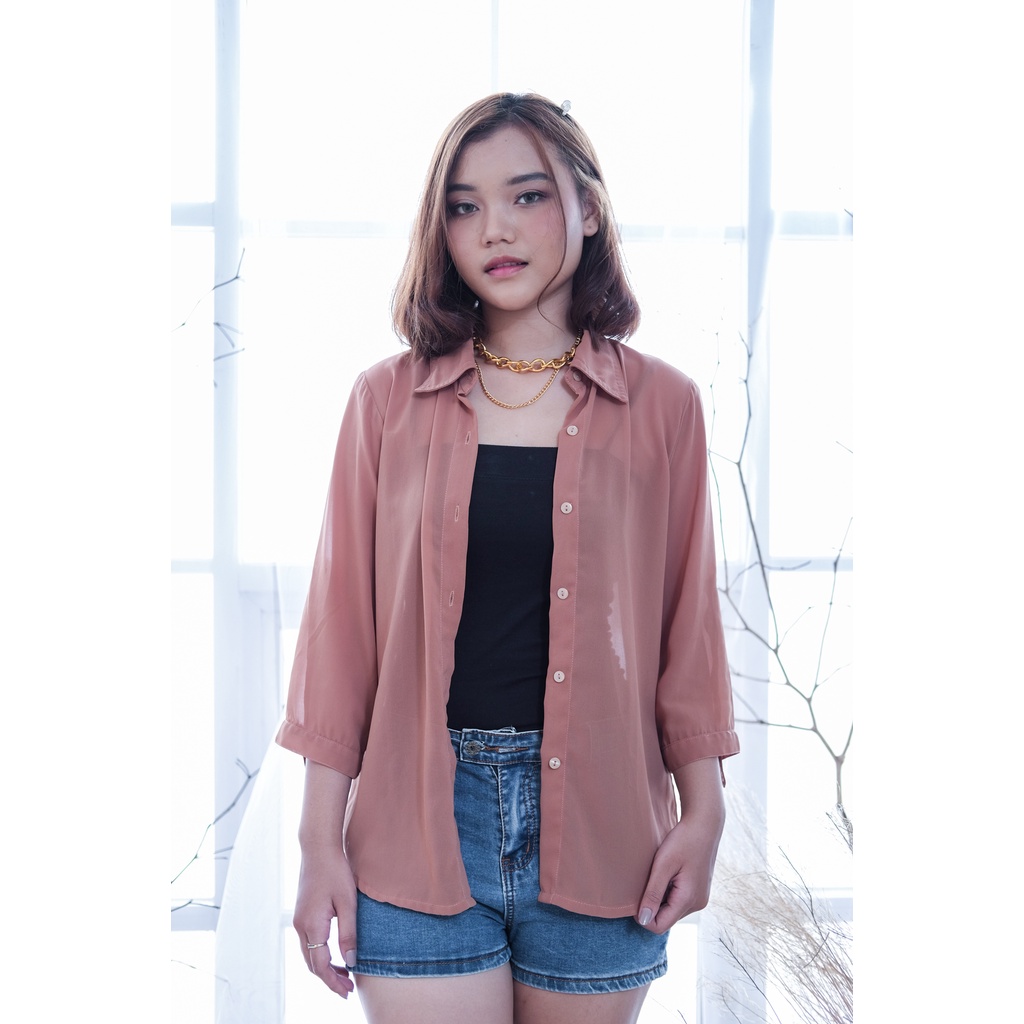 kemeja wanita/atasan wanita/outer wanita/ Zown Outer