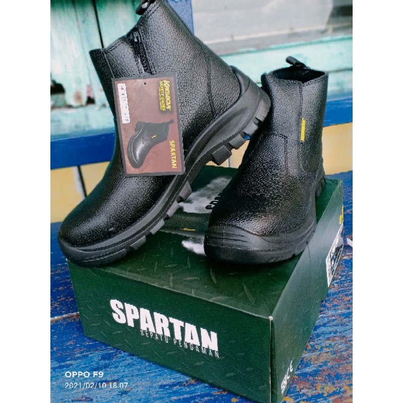 Jual sepatu safety krisbow Spartan Shopee Indonesia