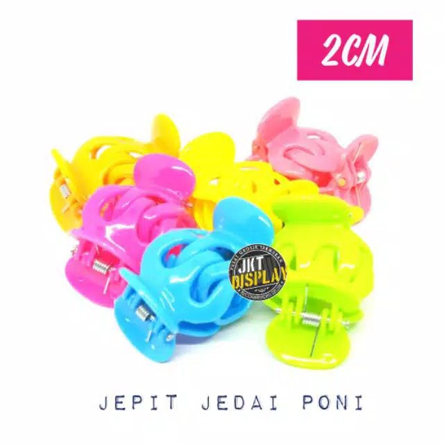 1 Pc Jepit Jedai Poni Mini 2cm Murah