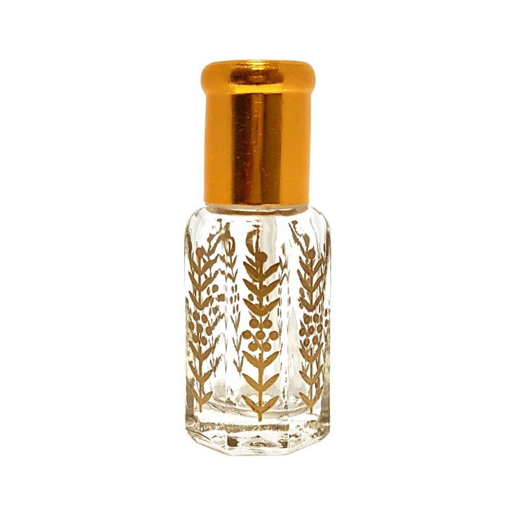 Botol TOLA 3ml - SURRATI kosong motif padi -Botol Parfum  Refill Arab