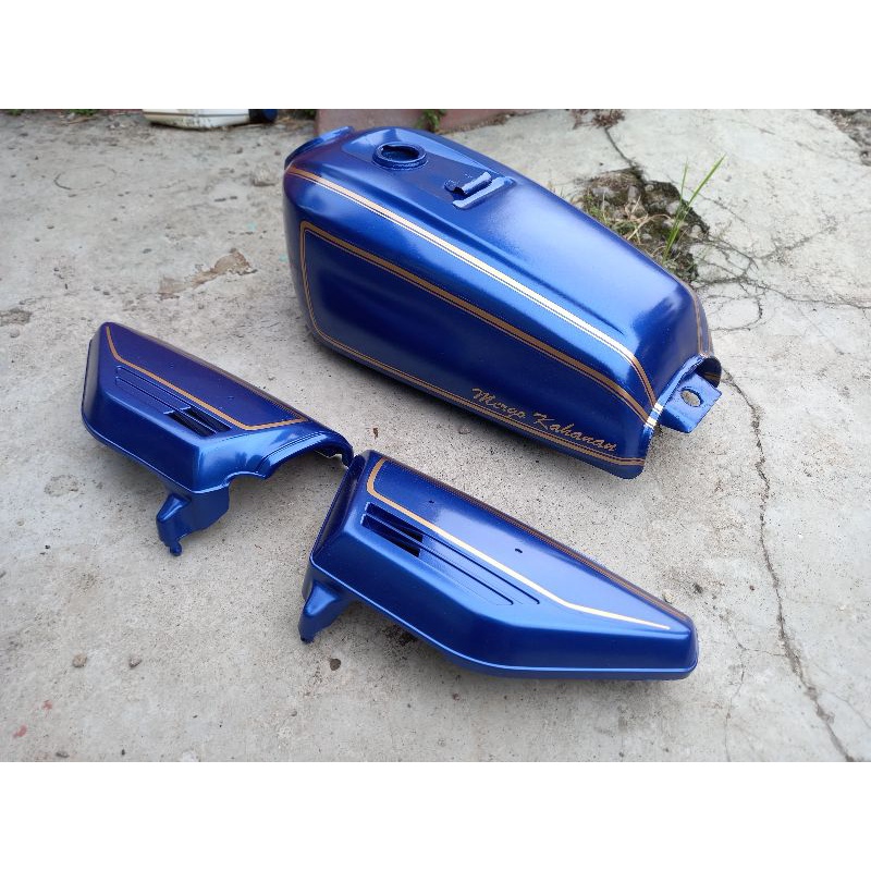 tangki gl100 original cat biru new