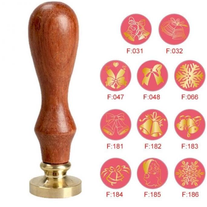 

Sealing Wax Stamp With Wood Handle - Christmas Series