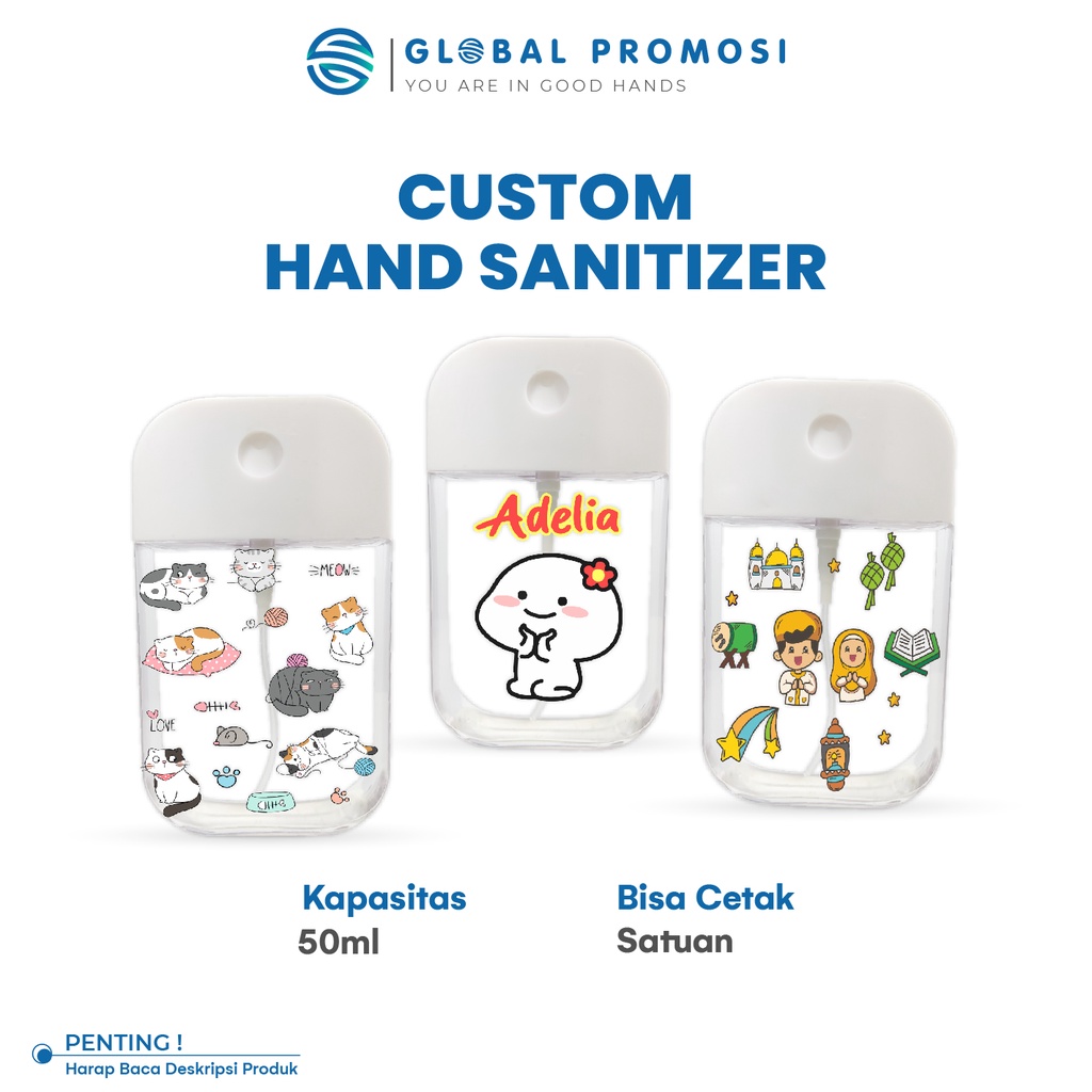 Hand Sanitizer Custom Print Uv Pocket Spray - Souvenir Murah