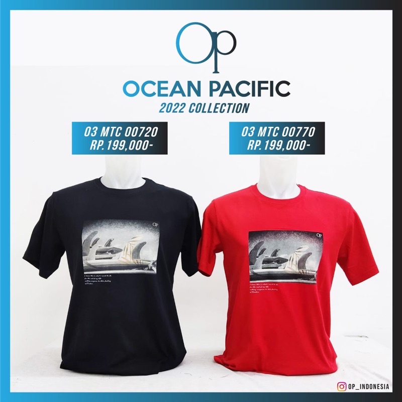 kaos ocean pacific OP original new produk