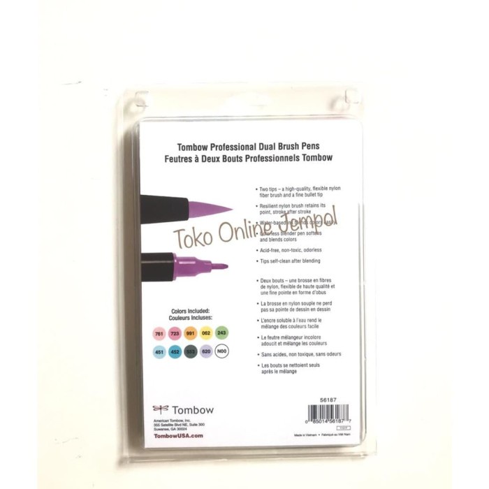 

Produk Unggulan Pastel Palette Abt Dual Brush Tombow 56187 Spidol Marker Atk0855Tw Murah