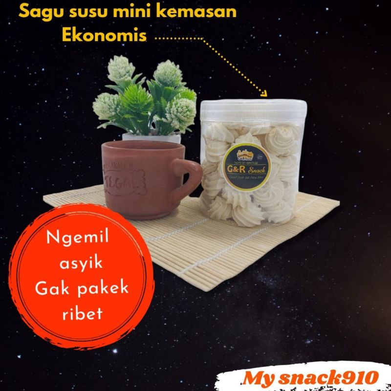 

SNACK SAGU SUSU CEMILAN MANIS GURIH HALAL LEZAT EKONOMIS
