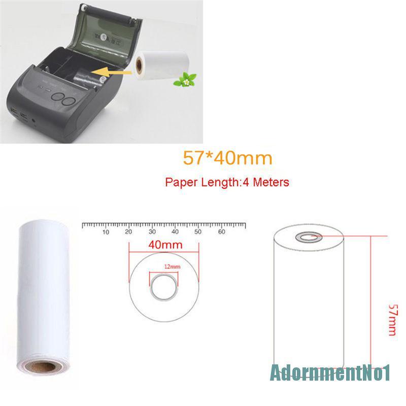 (AdornmentNo1) Roll Kertas Thermal 58mm Ukuran 57x40mm Untuk POS