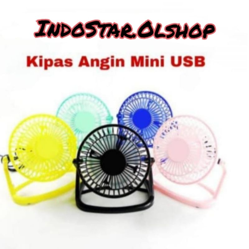 Kipas Angin Portable / Kipas Angin USB / Kipas Angin Mini / Mini Fan / Kipas USB⭐ IndoStar ⭐