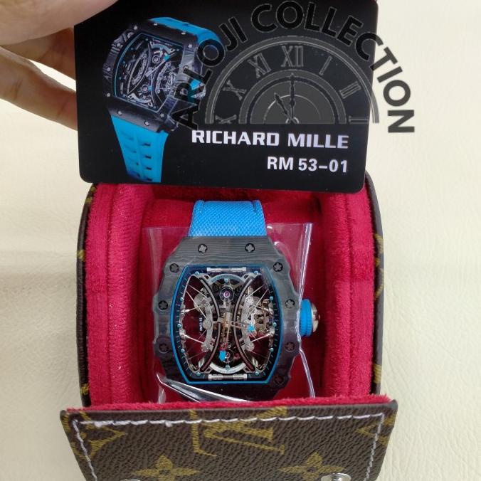 Jam Tangan Pria Swiss Clone 1:1 Carboni Rm 35-01 Tourbilon Merdekacici