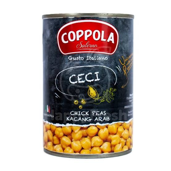 

coppola ceci chick peas - kacang ceci chick peas kaleng 400gr | kacang