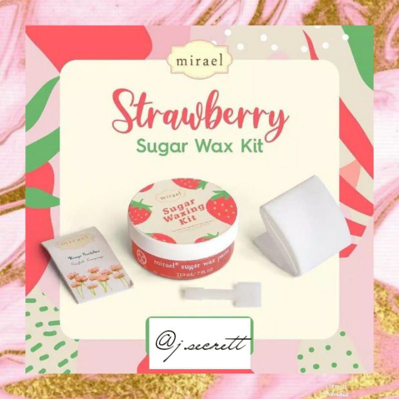 mirael sugar waxing kit