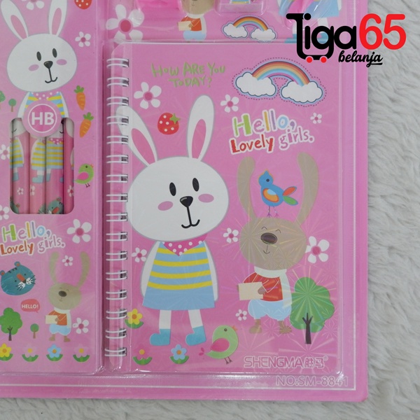 365 STATIONERY SET #40230 Buku &amp; Alat Tulis Anak / Karakter Fancy Gambar Lucu