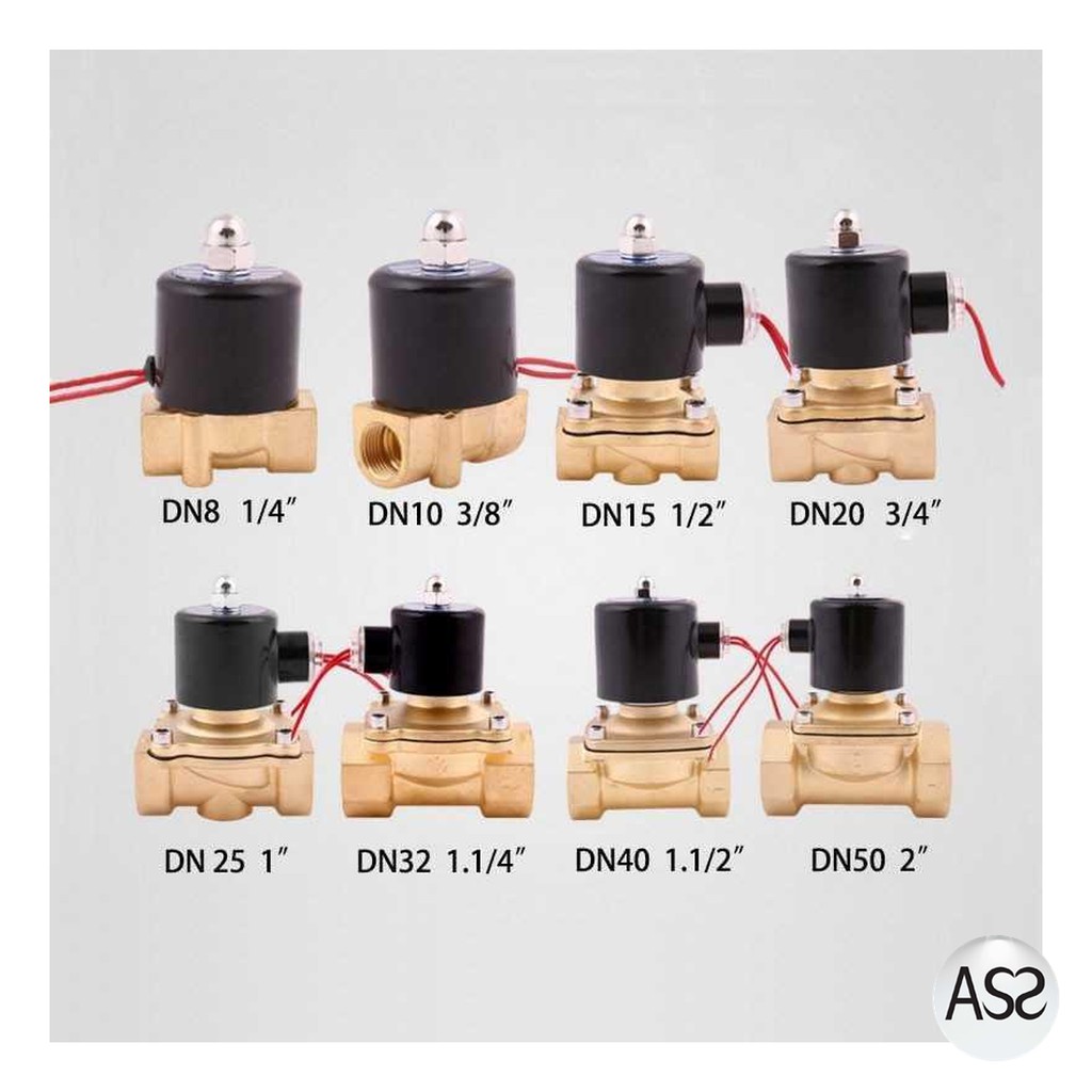 ASS Shop - NBCJ Electric Solenoid Water Valve 220V 1/2 Inch - 2W-160-15