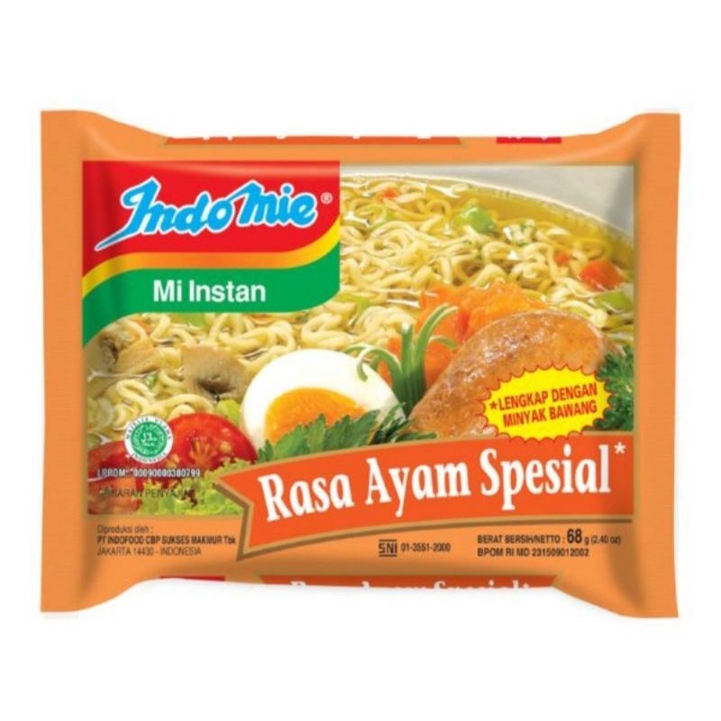 

Indomie Rebus Ayam special mie instan 68gr / 1 pcs