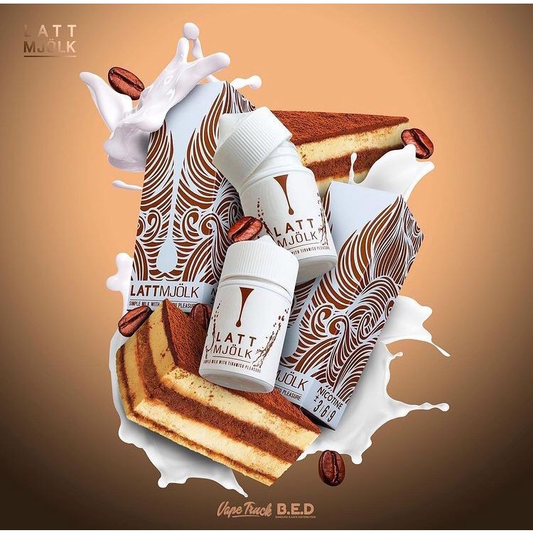 Latt Mjolk V5 Tiramisu Milk 60ML by Vape Truck Berpita Cukai