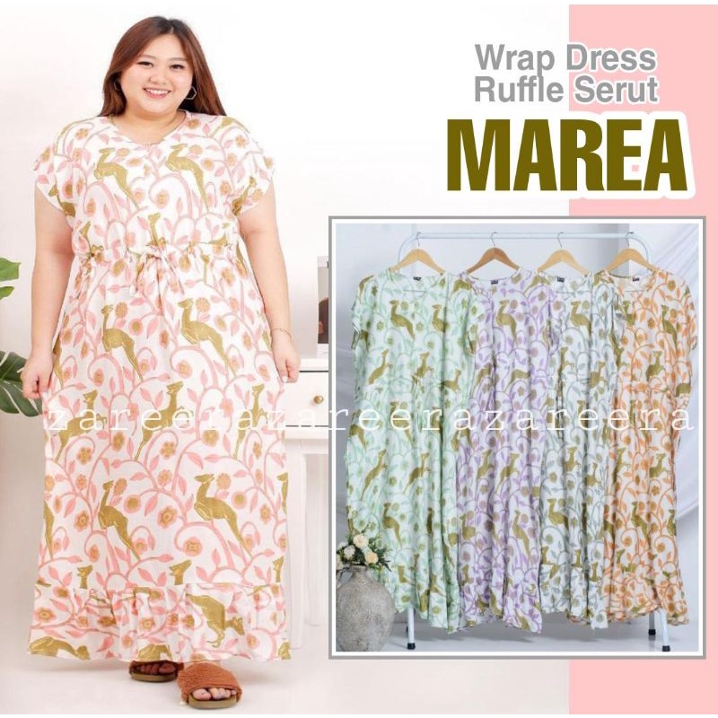 DASTER WRAPDRESS RUFFLE SERUT JUMBO MAREA/DASTER REMPEL BUSUI BUMIL SUPER JUMBO/DASTER MODERN KERUT 