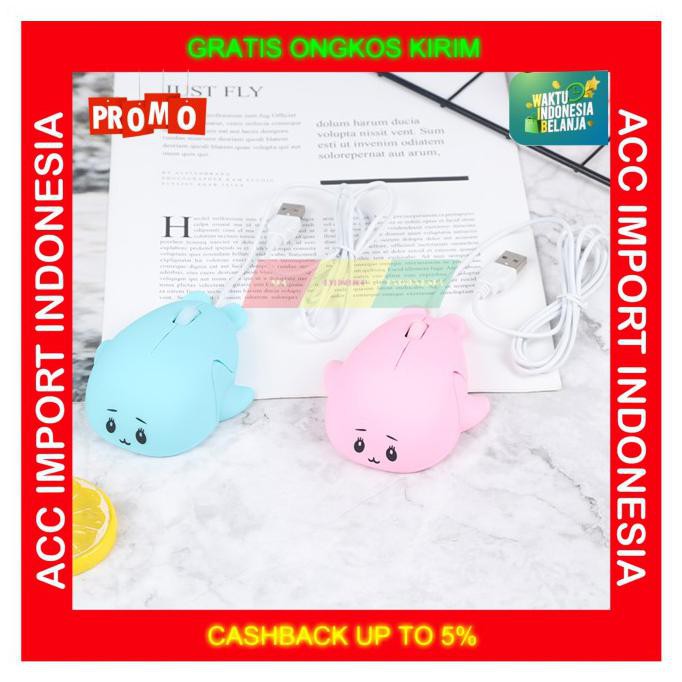 Mouse Gaming Wired Mouse Karakter Kartun Pink Lucu Optical Kabel Usb Jual