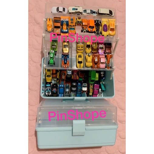 Kotak Hotwheels/ Koper Hotwheels / Box Hotwheels Travel / Kotak Sparepart Serbaguna / Box Hotwheel