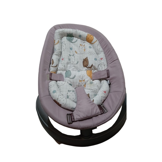 Alas Nuna Bantal Duduk Untuk Bouncer Nuna Leaf, Nuna Curv, Nuna Grow Suited Edition Moms Mamaroo Silver Plus Empuk Lembut Jumbo Premium Murah Berkualitas Persiapan Bayi Baru Lahir Newborn Baby, Ibu Hamil, Melahirkan dan Ibu Menyusui Bayi Merek Ndollolo