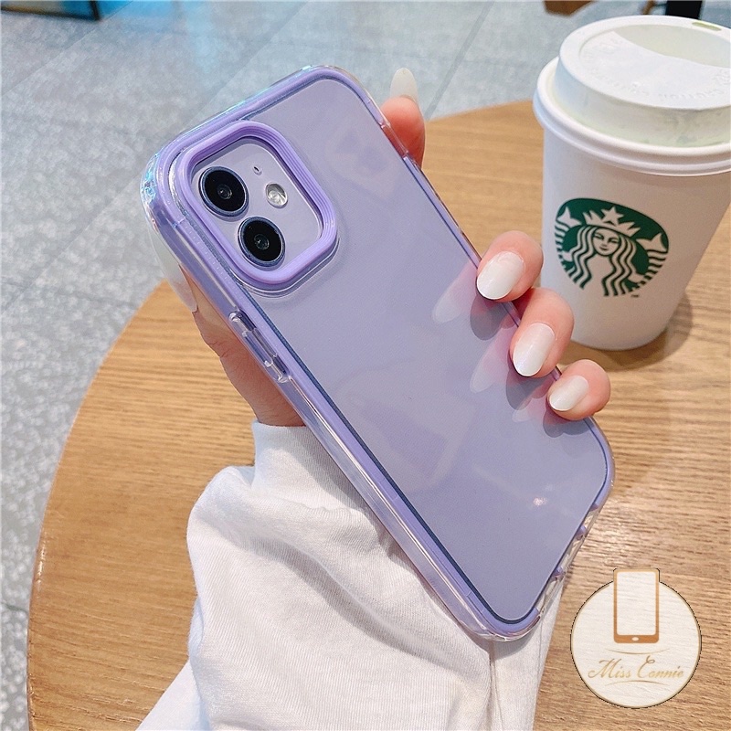 Casing OPPO A55 A77 A57 2022 A15 A12 A5s A95 A77s A54 A7 A1K A52 A74 A16 A9 A5 A53 A31 A72 A15s A92 A3s A94 A16 A35 3 in 1 5F 62 Soft Case Untuk Iphone