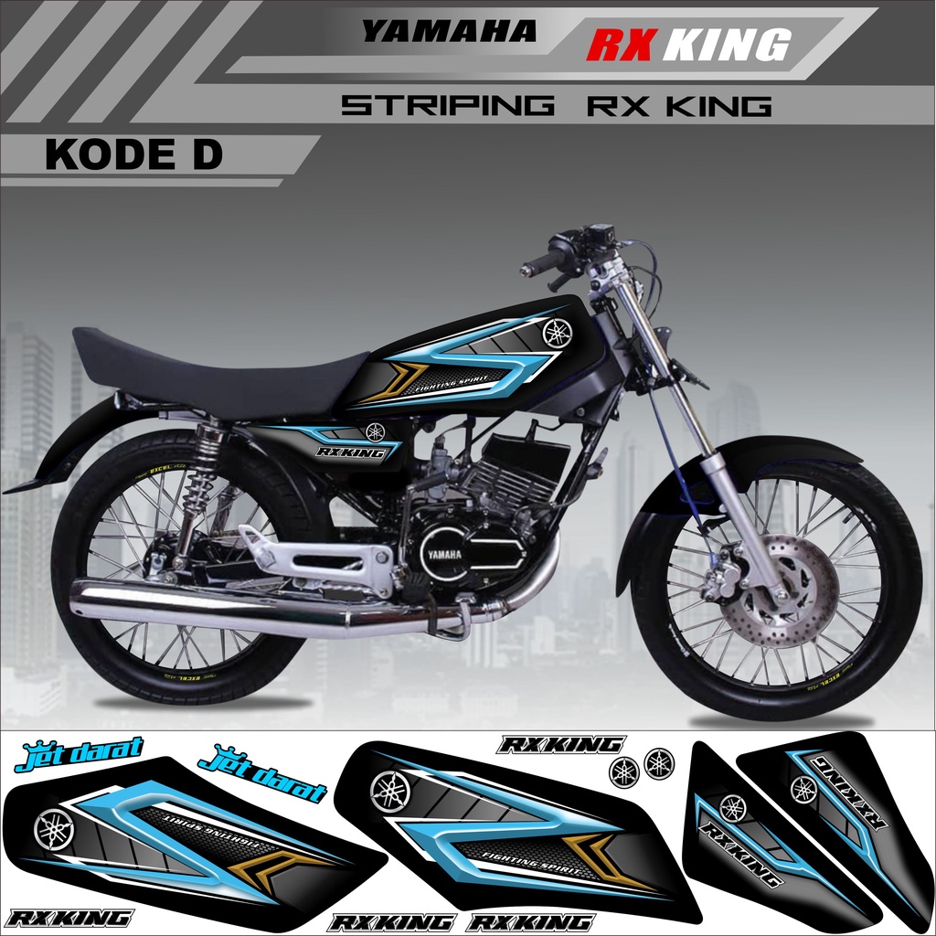 Sticker Striping Rx King Variasi Stiker Rx King Variasi Kode D