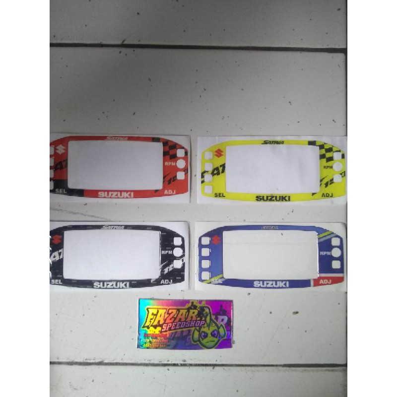 stiker timbul spedo satria Fu injeksi