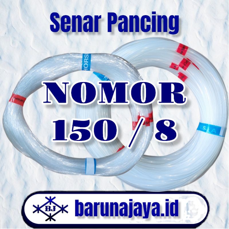 10Roll Senar Pancing - Senar Layangan - Senar Sikat Galon No.8 / 150