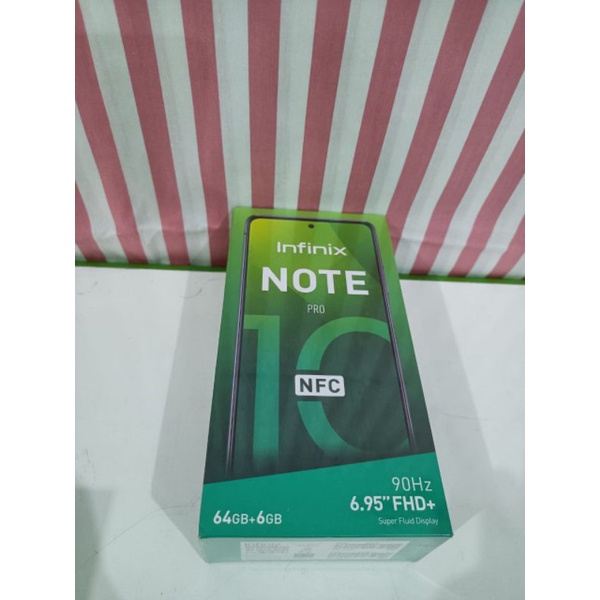 infinix note 10 pro 6/64 garansi resmi