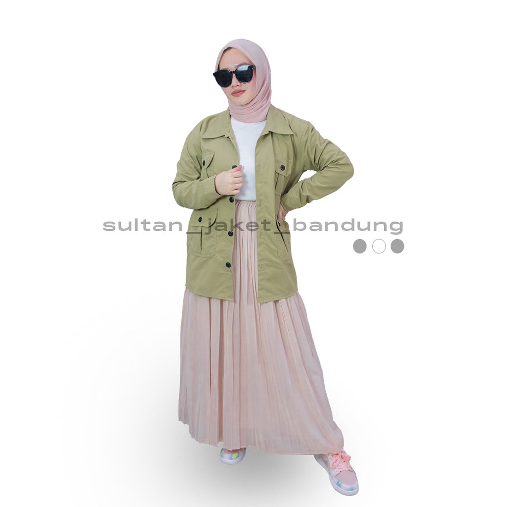 ADAM JAKET KHAKI || JAKET SEMI PARKA || JAKET PRIA DAN WANITA MASA KINI
