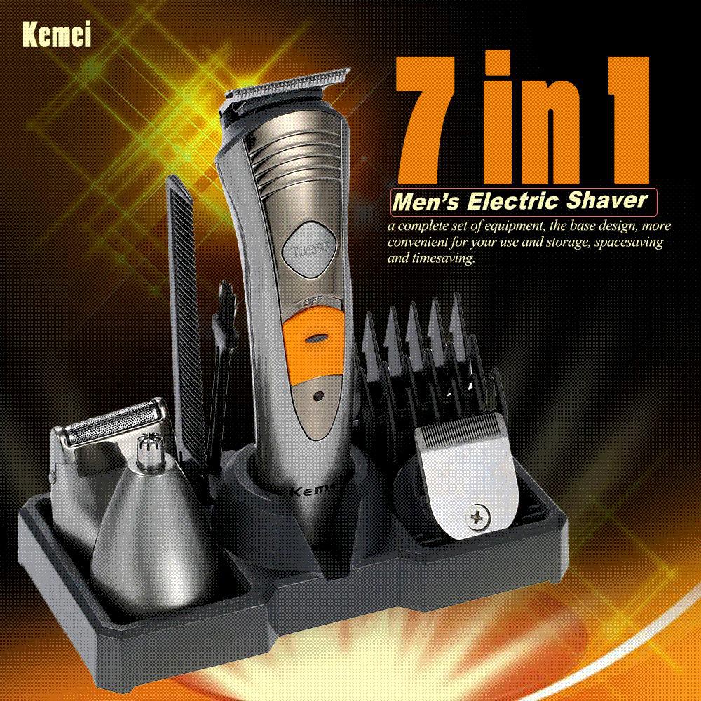 Clipper Kemei KM-580A Shaver Trimmer Alat Cukur Rambut Kumis Jenggot Bulu Hidung