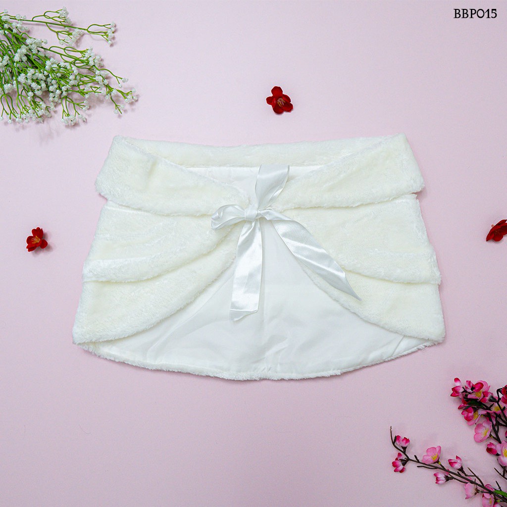 [PRODUK TERBATAS] AKSESORIS PESTA BOLERO WEDDING BULU 3 LAYER MODERN BBP015