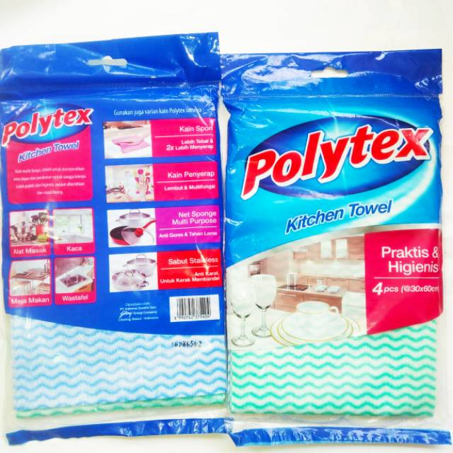 POLYTEK KANEBO KITCHEN TOWEL ISI 4PCS