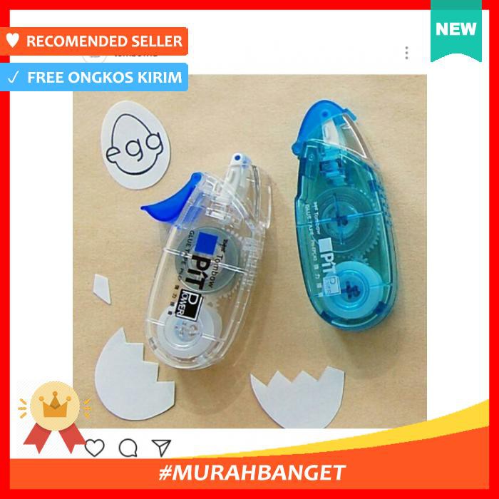 

Tombow Pit Power Egg - Pengikat & Perekat - Selotip & Double Tape