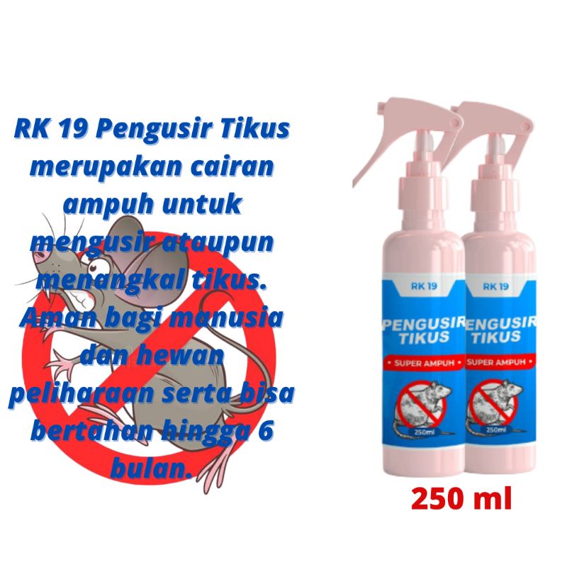 Pengusir Tikus Cairan Anti Tikus Spray 250 ml