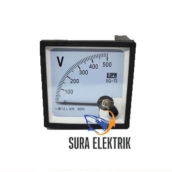 VOLT METER 500V 72x72 LUPIN
