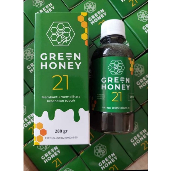 GREEN HONEY 21 Netto 280 gr Solusi Membantu Memelihara Kesehatan Tubuh Pilihan TERBAIK BPOM