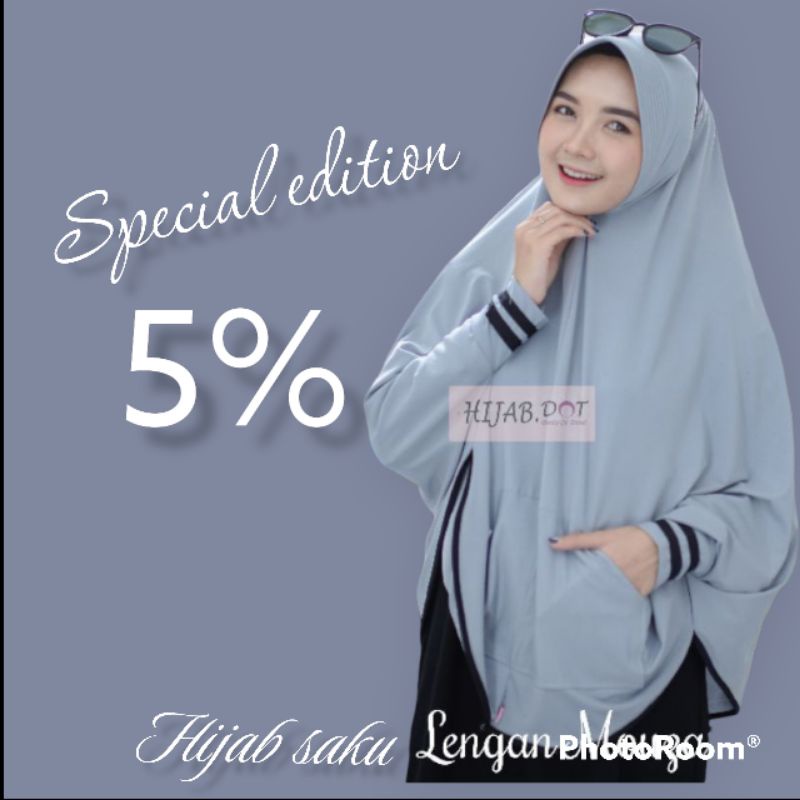 Hijab saku lengan panjang, hijab jersey hijab wanita syar'i