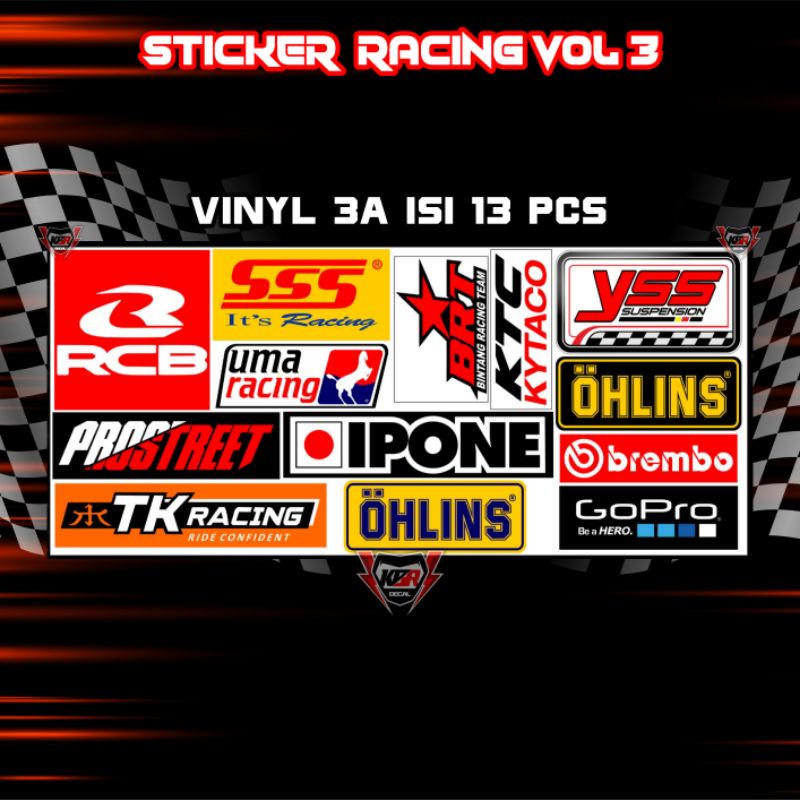 Stiker Cutting Hologram PSKNMTC RX KING JET DARAT SPEEDHUNTERS STUSSY Stiker Helm Stiker Motor-VINYL VOL 3A